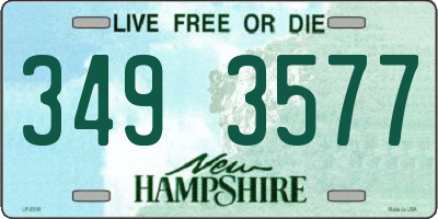 NH license plate 3493577