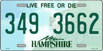 NH license plate 3493662