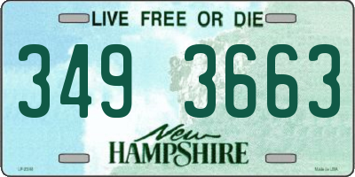 NH license plate 3493663