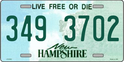 NH license plate 3493702