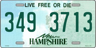 NH license plate 3493713