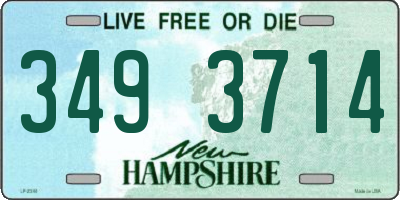 NH license plate 3493714