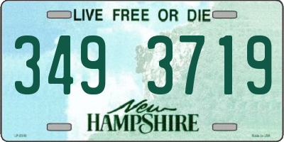NH license plate 3493719