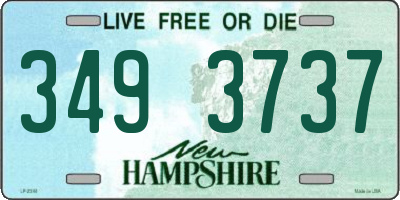 NH license plate 3493737