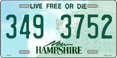 NH license plate 3493752