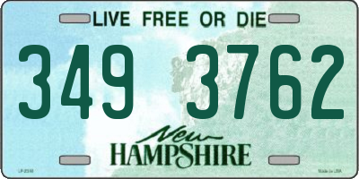 NH license plate 3493762