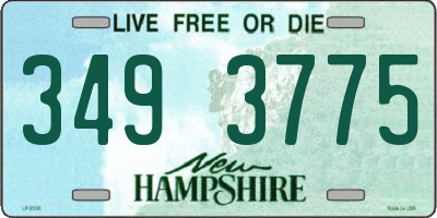 NH license plate 3493775