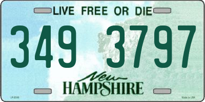 NH license plate 3493797