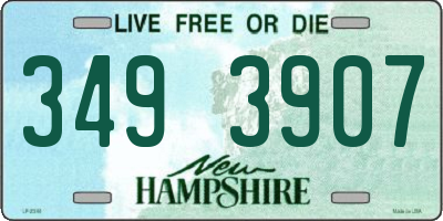 NH license plate 3493907
