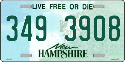 NH license plate 3493908