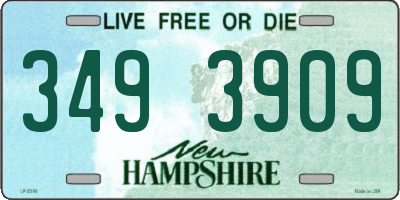 NH license plate 3493909