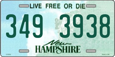 NH license plate 3493938
