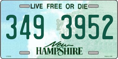 NH license plate 3493952
