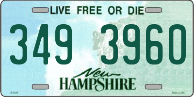 NH license plate 3493960