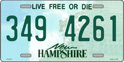 NH license plate 3494261