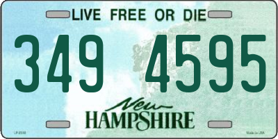 NH license plate 3494595