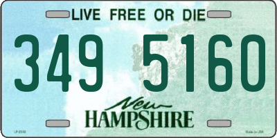 NH license plate 3495160