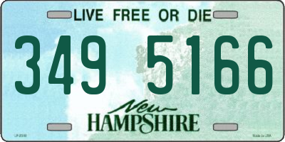 NH license plate 3495166