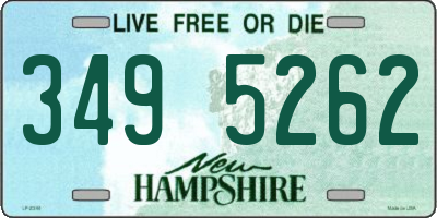 NH license plate 3495262