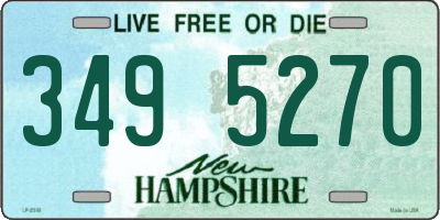 NH license plate 3495270