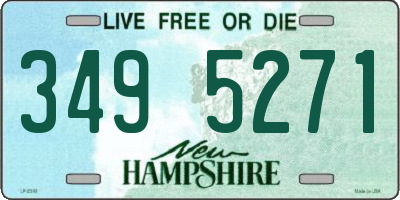 NH license plate 3495271
