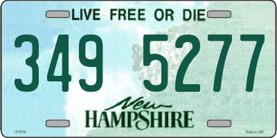 NH license plate 3495277