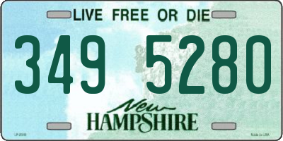 NH license plate 3495280