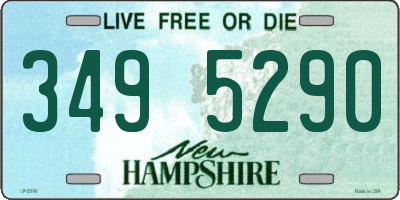 NH license plate 3495290