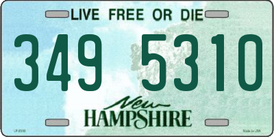 NH license plate 3495310