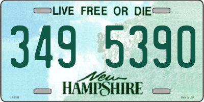 NH license plate 3495390