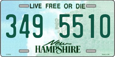 NH license plate 3495510