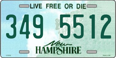 NH license plate 3495512