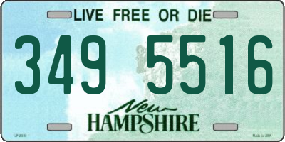 NH license plate 3495516