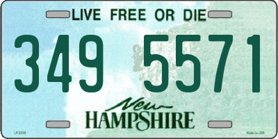 NH license plate 3495571