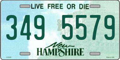 NH license plate 3495579