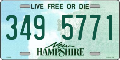 NH license plate 3495771
