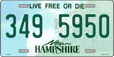 NH license plate 3495950