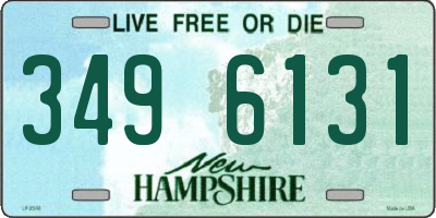 NH license plate 3496131