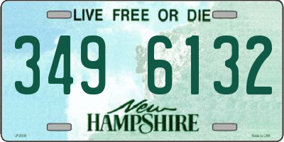 NH license plate 3496132