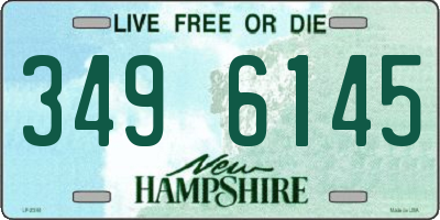 NH license plate 3496145