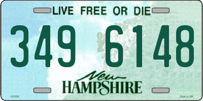 NH license plate 3496148