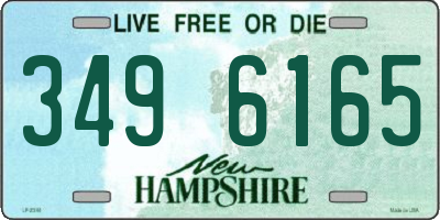 NH license plate 3496165