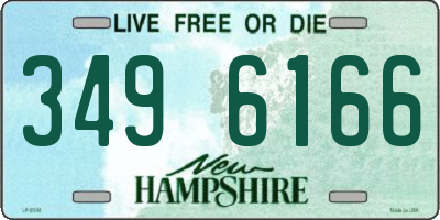 NH license plate 3496166