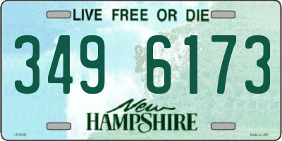 NH license plate 3496173