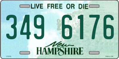 NH license plate 3496176