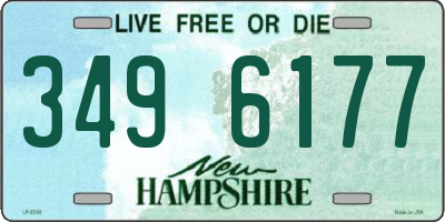 NH license plate 3496177