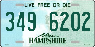 NH license plate 3496202