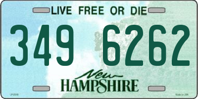 NH license plate 3496262