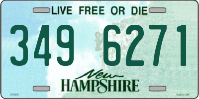 NH license plate 3496271