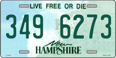 NH license plate 3496273